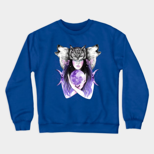 The Witch Crewneck Sweatshirt by andreahrnjak